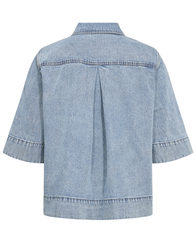 Nümph - NUMalaga Bluse - Light Blue Denim